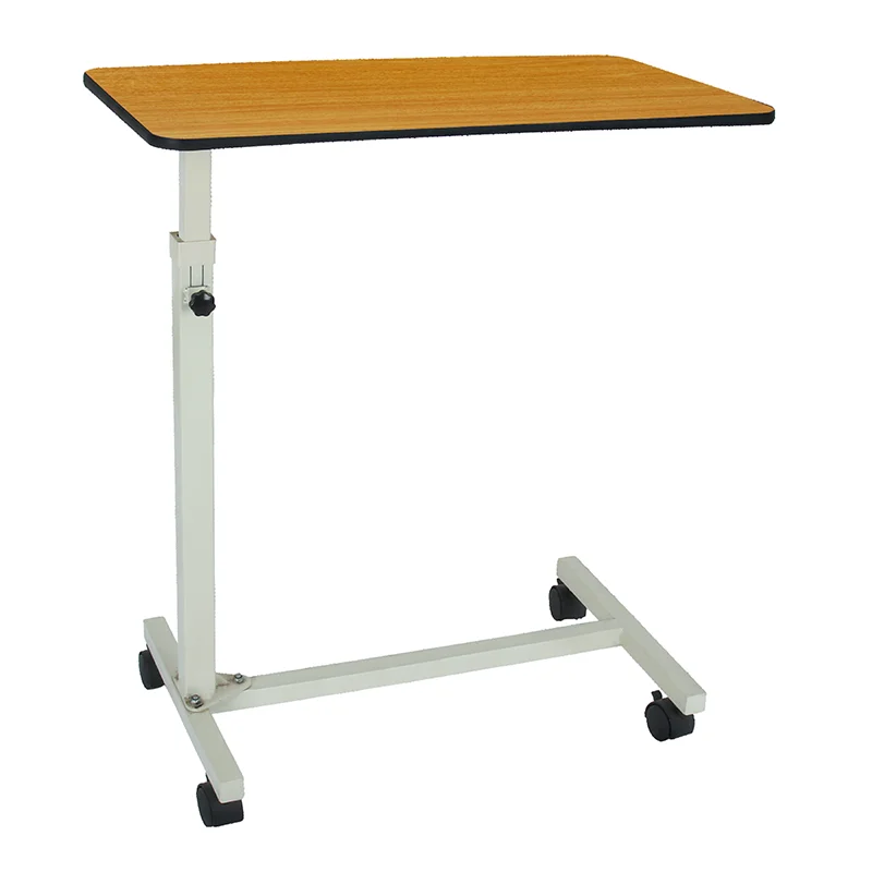 Оптовая Продажа с фабрики дешевый регулируемый по высоте переносной обеденный стол в форме больницы газовый пружинный Портативный Обеденный Стол