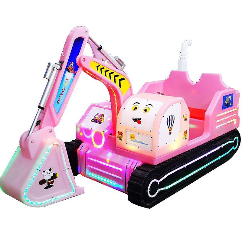 Fairground Attractions outdoor fun parents-children electric toy car excavator battery bumper car