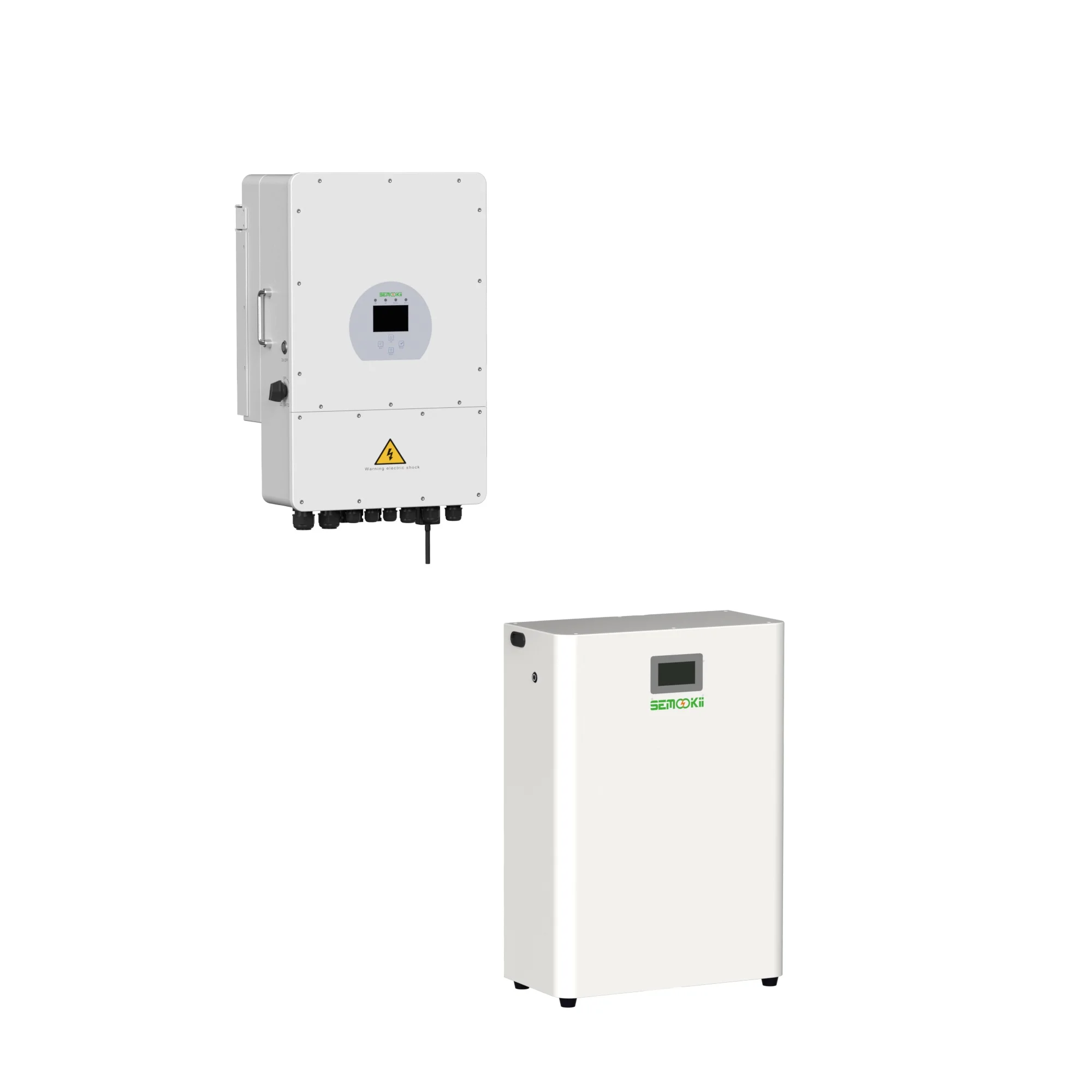 Semookii MIV-5 Lithium Battery Hybrid Inverter 120 ah Home Energy Storage System LiFePO4 Battery 5000w AC DC