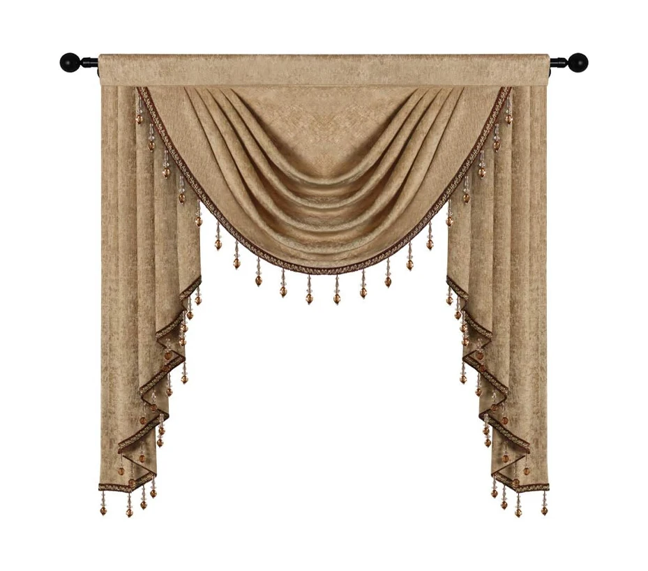 Factory wholesale Luxury Curtain For The Living Room Plicated Purdah Artistic Design Macrame Curtain Luxury Curtain
