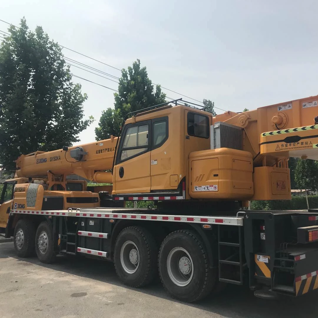 Used Truck Crane China 25ton 50ton 70ton Heavy Construction Equipment QY50K 50T