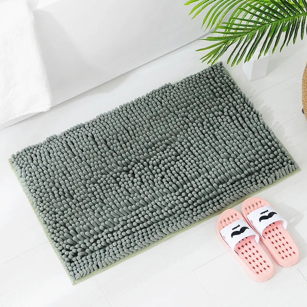 2023 New Fashion Thickened Soft Comfortable Non-toxic Chenille Bath Mat
