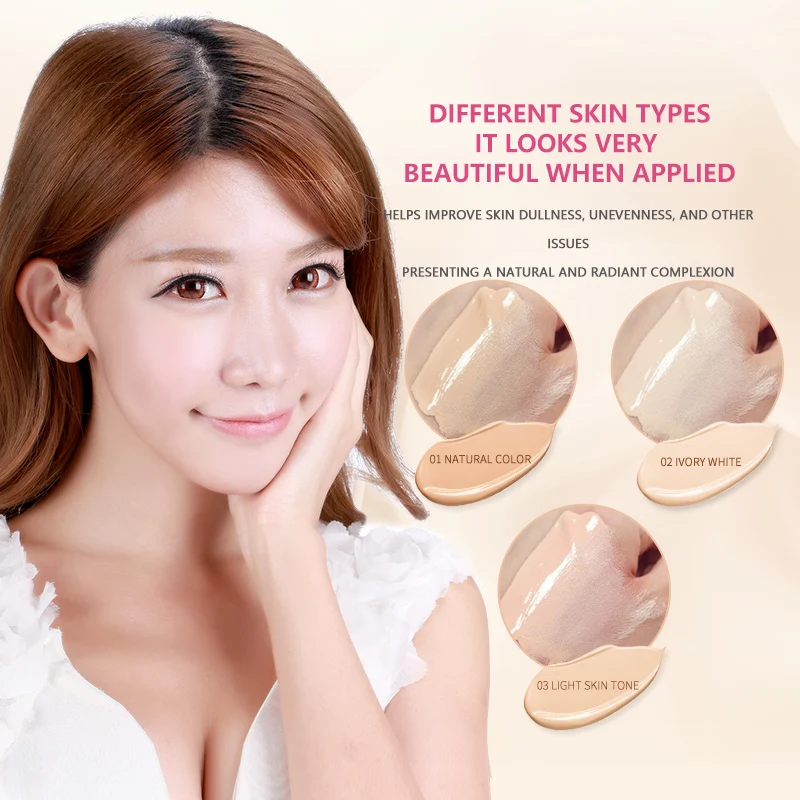 OEM IMAGES private label custom moisturizing natural white face BB cream for makeup foundation cream