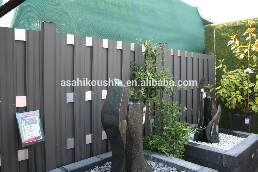UV resistant DIY siz  wpc fence panels  privacy garden  outdoor fence