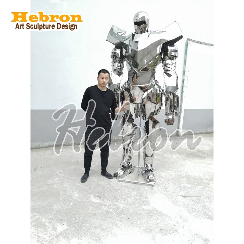 Amusement park realistic animatronic dinosaur costume   led robot suit stilts walker