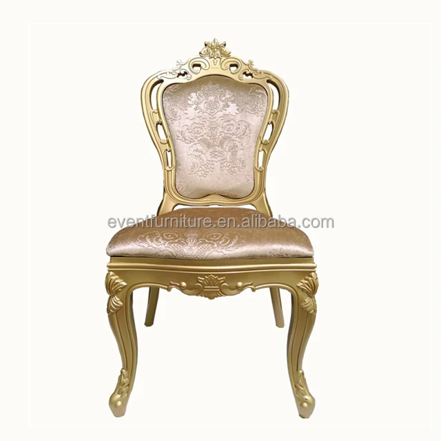 Qingdao Eventfur Wholesale new design royal louis resin stackable party chair