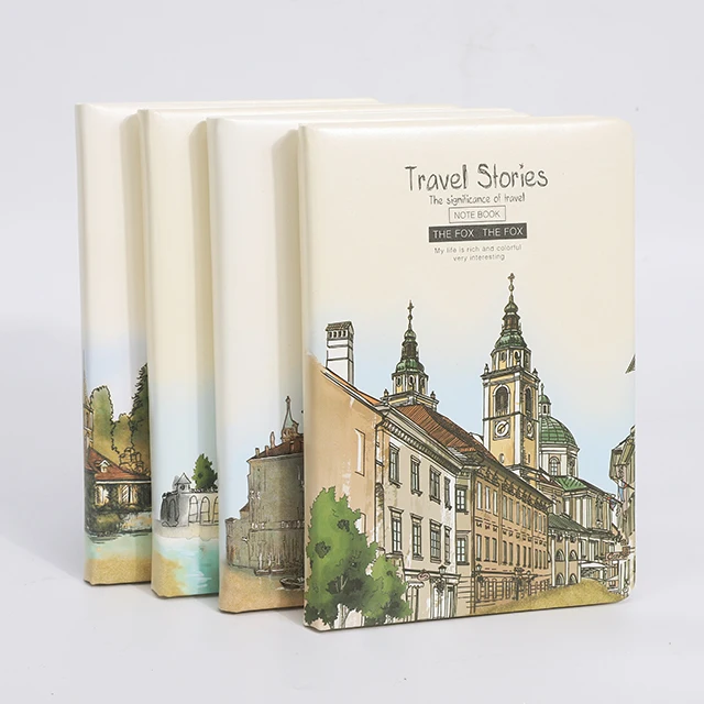 Wholesale custom A5 periodical binding printing exquisite European and American style pattern notebook