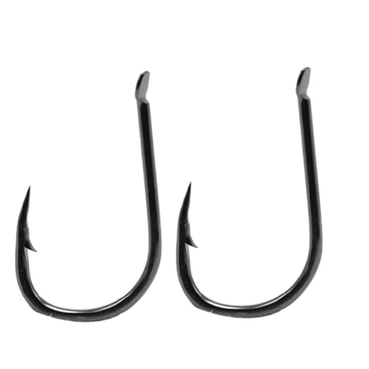  Factory Wholesale Outlet Black Band With Barbed Boxed Packaging High Carbon Steel Fishing Hook