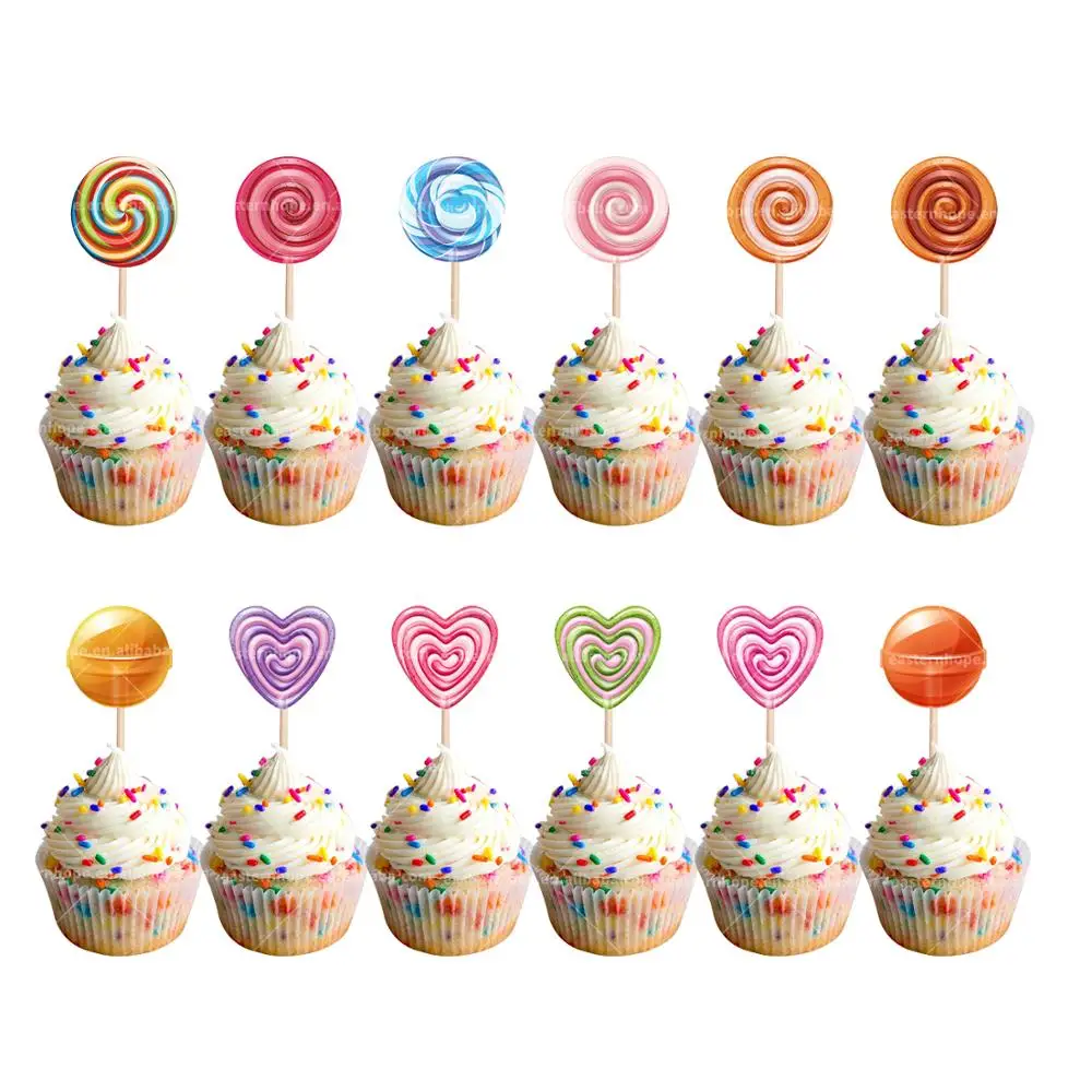 Easternhope Amazon, Лидер продаж, товары для вечеринок в виде леденцов, украшения для вечеринки в честь Дня Рождения lollypop, баннер на день рождения