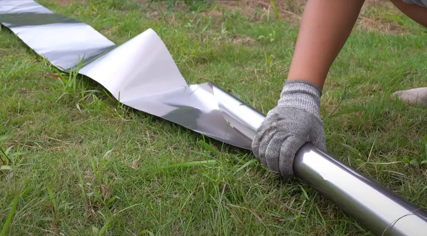 DANCHEL OUTDOOR Rollable Titanium Chimney Pipe Portable for Camping Tent Stove