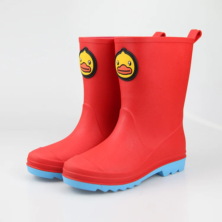 TPE Kids Boys Girls Wellies Rain Boots Comfortable Light Unisex Children Wellington Boots