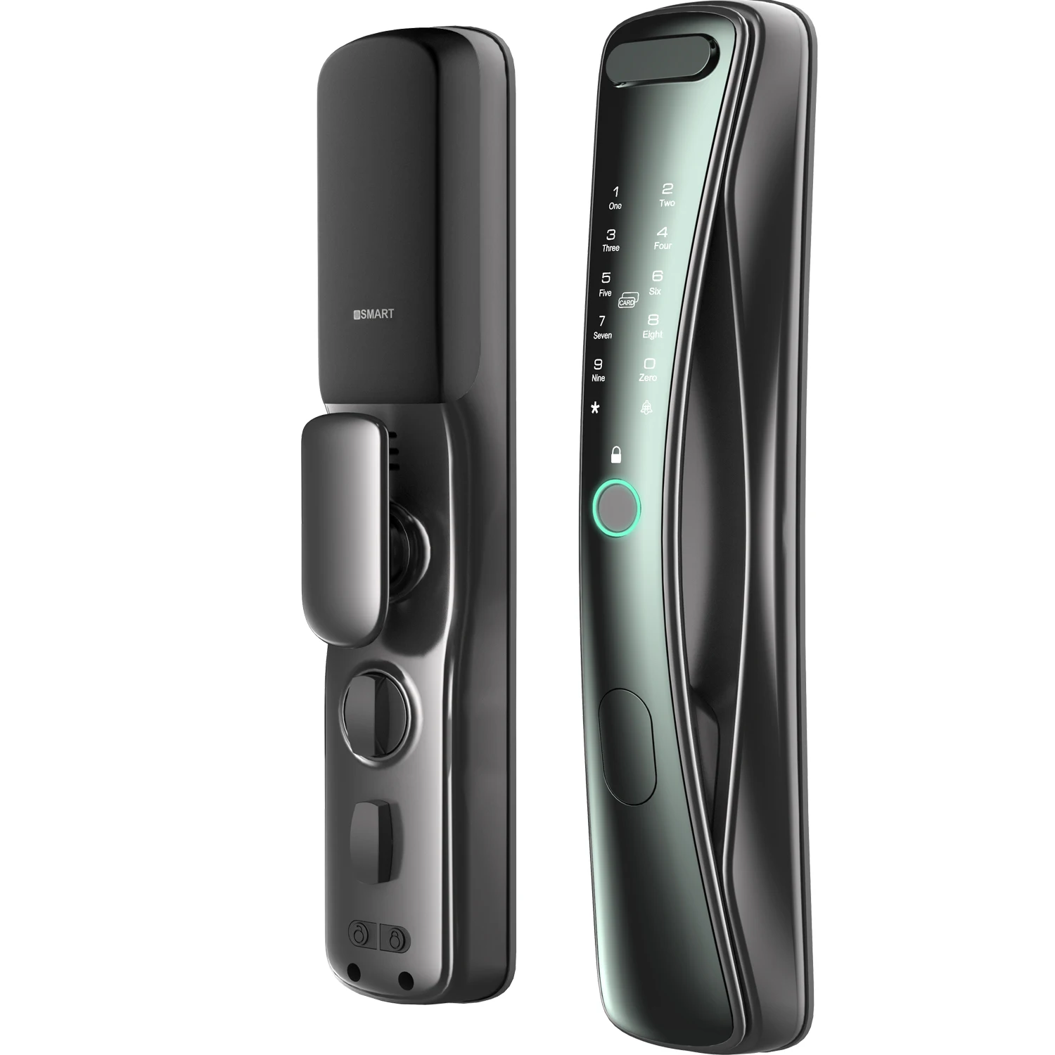 Биометрическая цифровая камера высшего качества, электронная система безопасности Tuya, умный дверной замок со сканером отпечатков пальцев