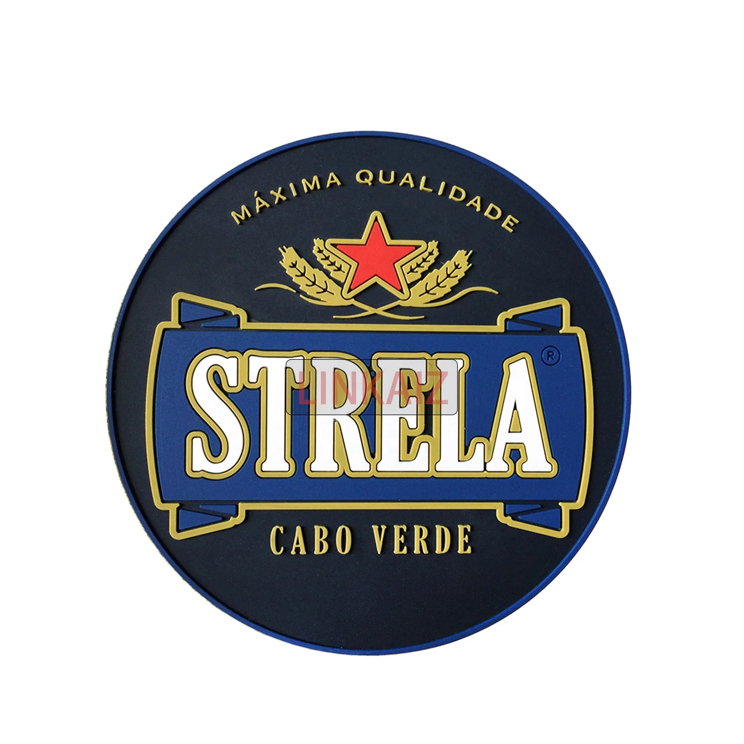 High Quality Plastic Restaurant Mat Silicone Beer Mat Promotional Custom Logo 3D Rubber PVC Cup Coasters for Drinks