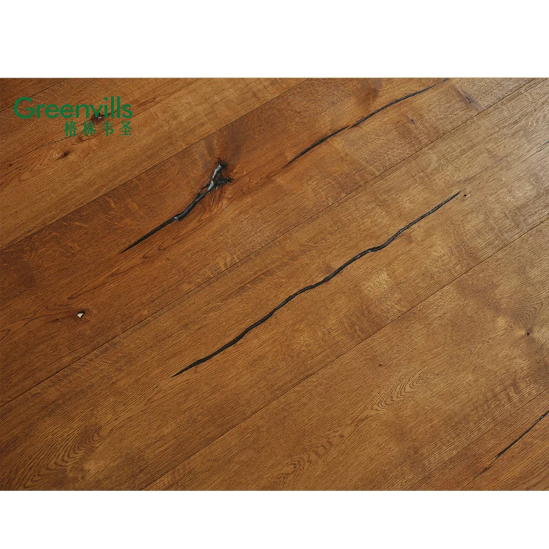Greenvills 190MM wide European white oak engineered wood flooring Guangzhou factory distressed oak multiply hardwood flooring