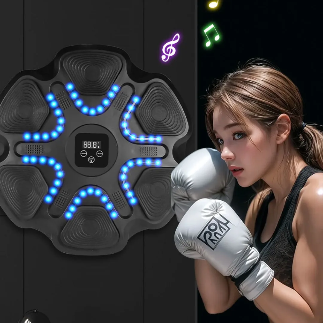 Smart Punching Boxing Electronic Music Machine Home Fitness Sports Adult Kid Training Arm Strength Mini Bxing Machine