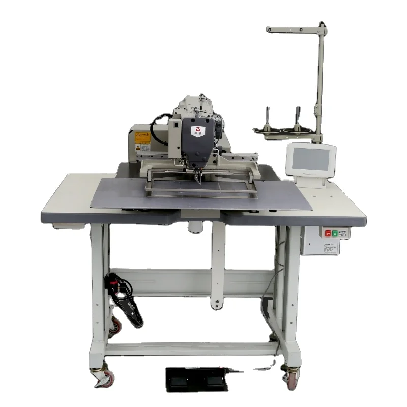 Electronic controlled Programmable Industrial Wallet And Shoes Pattern Sewing Machine for traveling case clothes handbags
