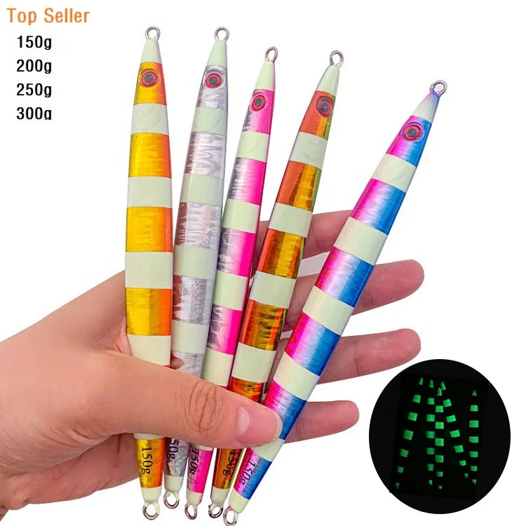 Высококачественная медленно встряхивая свинцовая приманка 100 г 150 200 250 300 быстросъёмная трехмерная металлическая