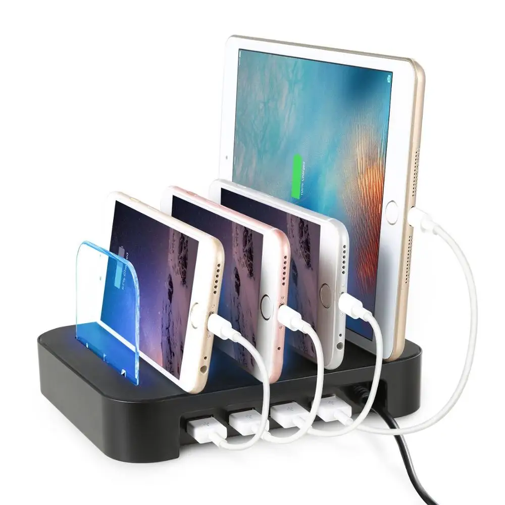 3-port USB smart fast charge smart phone charging station