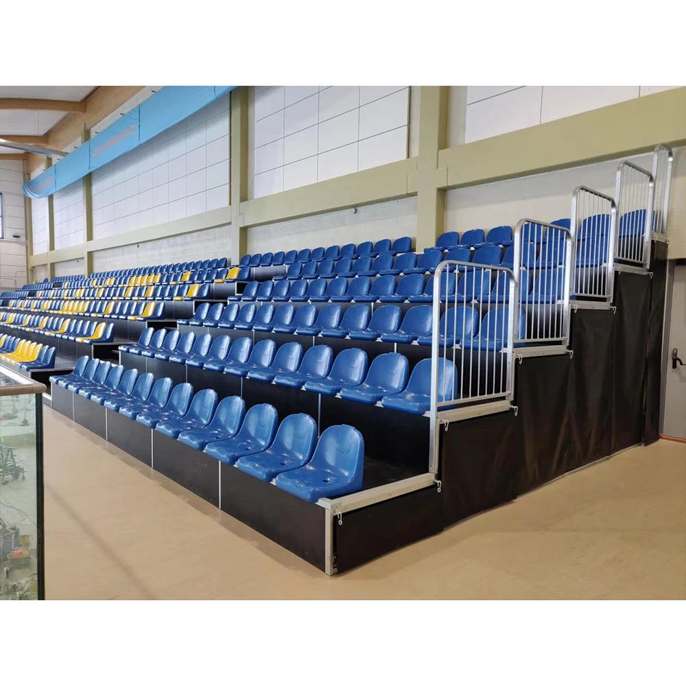 LDK sports equipment Factory sports complex retractable bleacher used gym bleachers for basketball hall