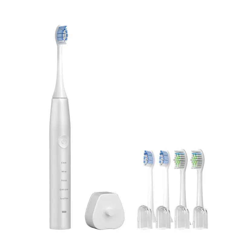 2021, автоматическая перезаряжаемая электрическая вибрационная зубная щетка для взрослых, Глубокая очистка, звуковая зубная щетка OEM
