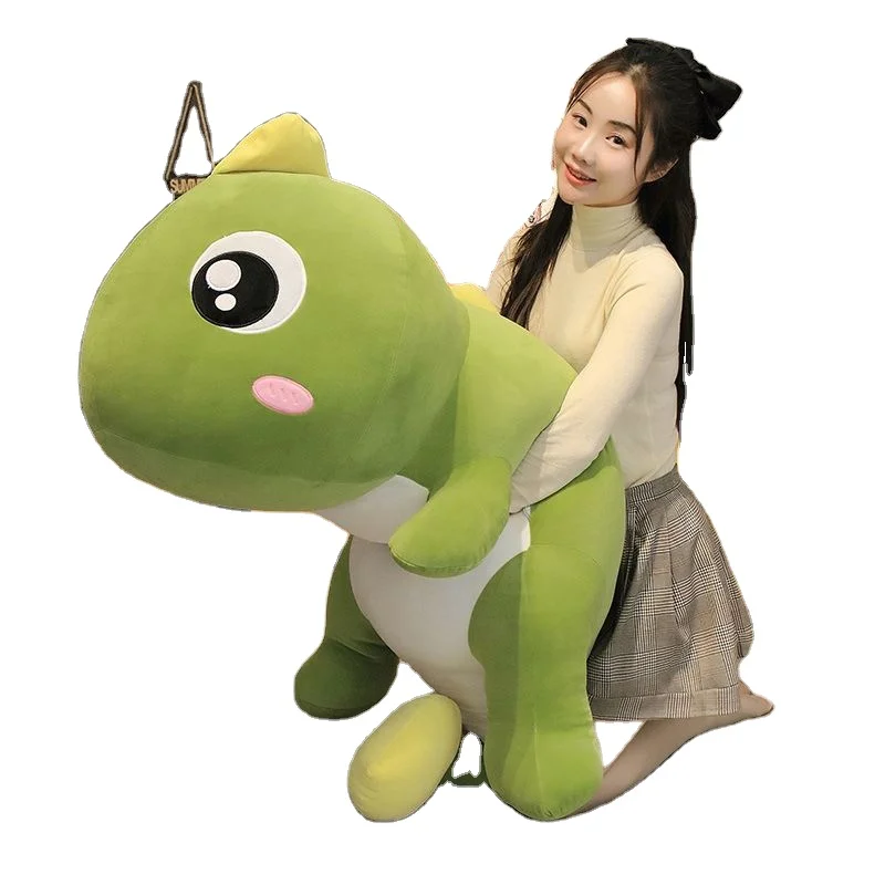 HT Girl birthday present Stuffed animals plush dinosaur pillow 85 cm big size doll plush