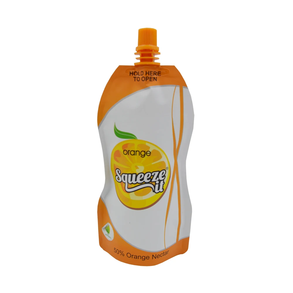 Microorganism tested 250ml  500ml milk  refill  aluminum foil stand up pouch with spout plastic packaging bag Bags