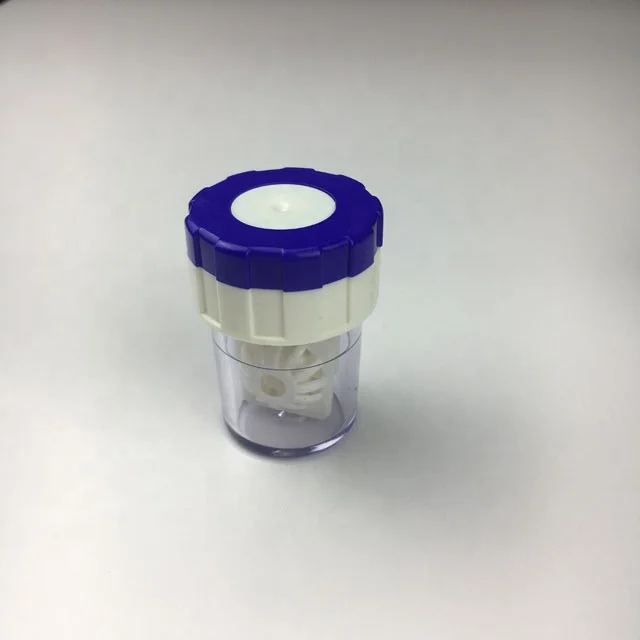 Ручная Чистка контактных линз машина Синий Очиститель