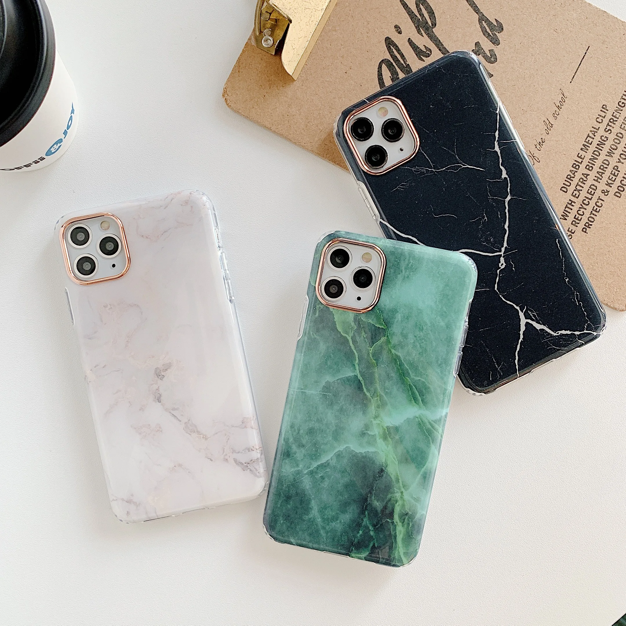 Gray Purple Geometric Marble Case for iPhone 11 Pro 5.8 2019 13 Pro Max,Granite Phone Cover 12 Pro Max
