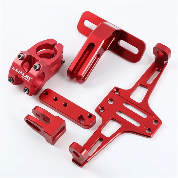 Customized Aluminum CNC Machining Motorcycle spare Parts & mechanical components 4 5 Axis Cnc Machining Services