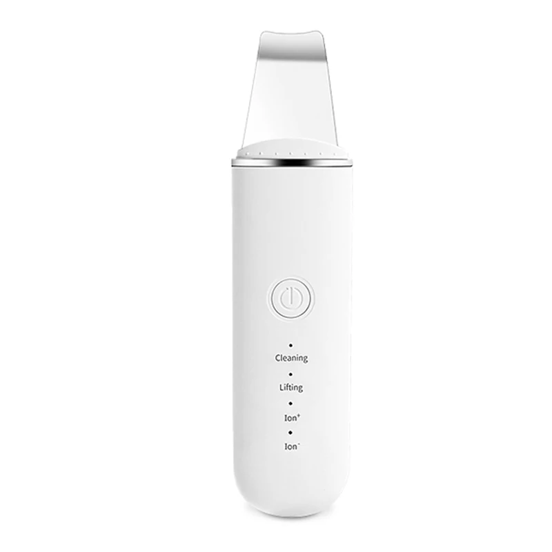 Hot selling  Portable Facial Cleaner Wireless Ultrasonic Dead Skin Scrubber Latest Beauty Instrument for Face