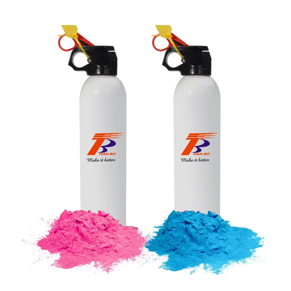Festivals Fireworks Corn Flour Spray Power Blast Extinguishing Activity Cylinder Gender Reveal Fire Extinguisher