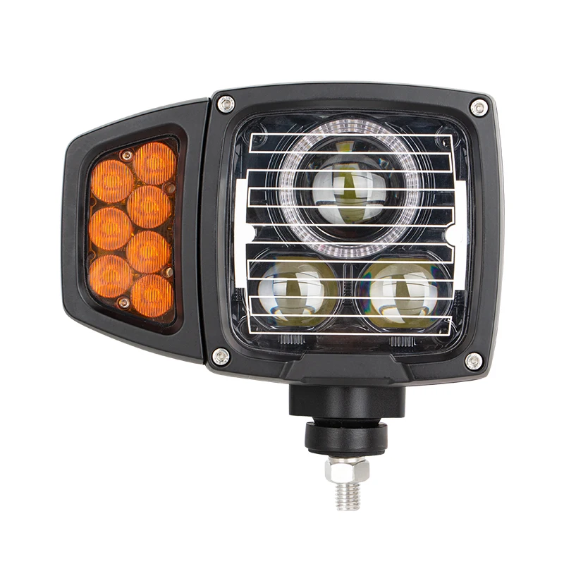 snow plow headlights heating function de ice light shoveling snow high low beam tractors head light DOT approved