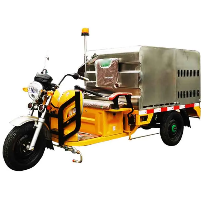 mingfeng new energy vehicle electric three-wheels street high-pressure cleaning truck water cart