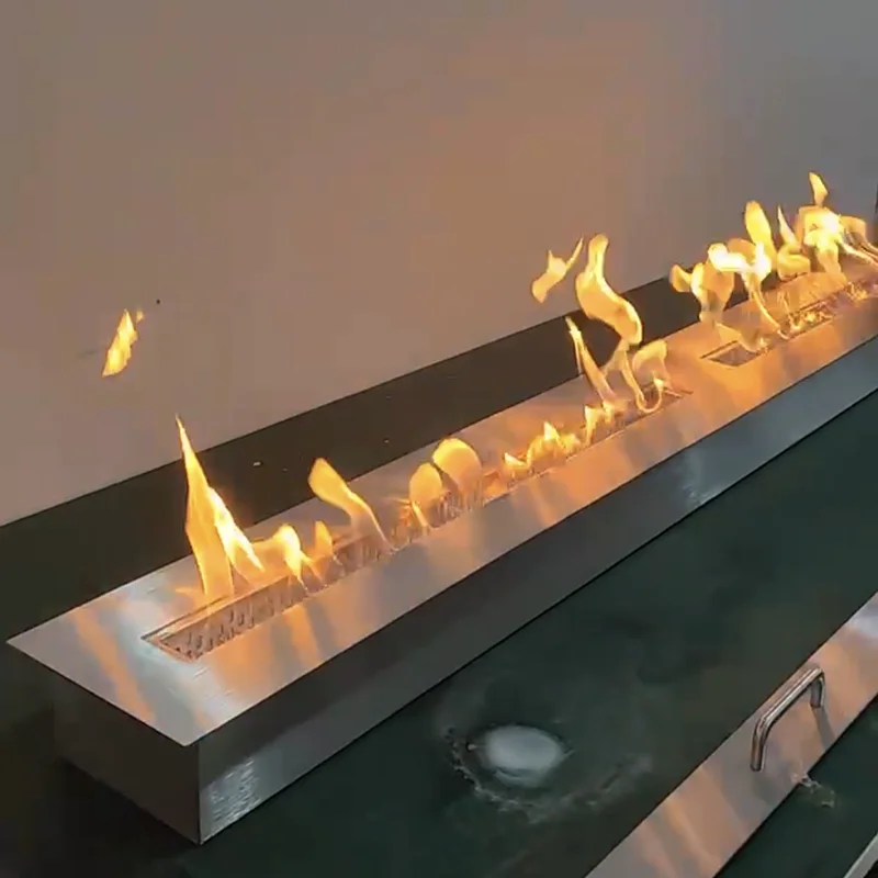 Modern Ethanol Fireplace 500/ 700/1000/1200 MM With Burning Real Flame  Alcohol  Fireplace