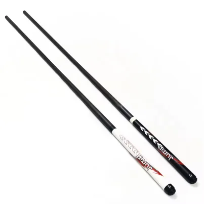 High Quality 3/4 Carbon Fiber Shaft Billiard Pool Snooker Jump Cue with 13mm Tip For Sale