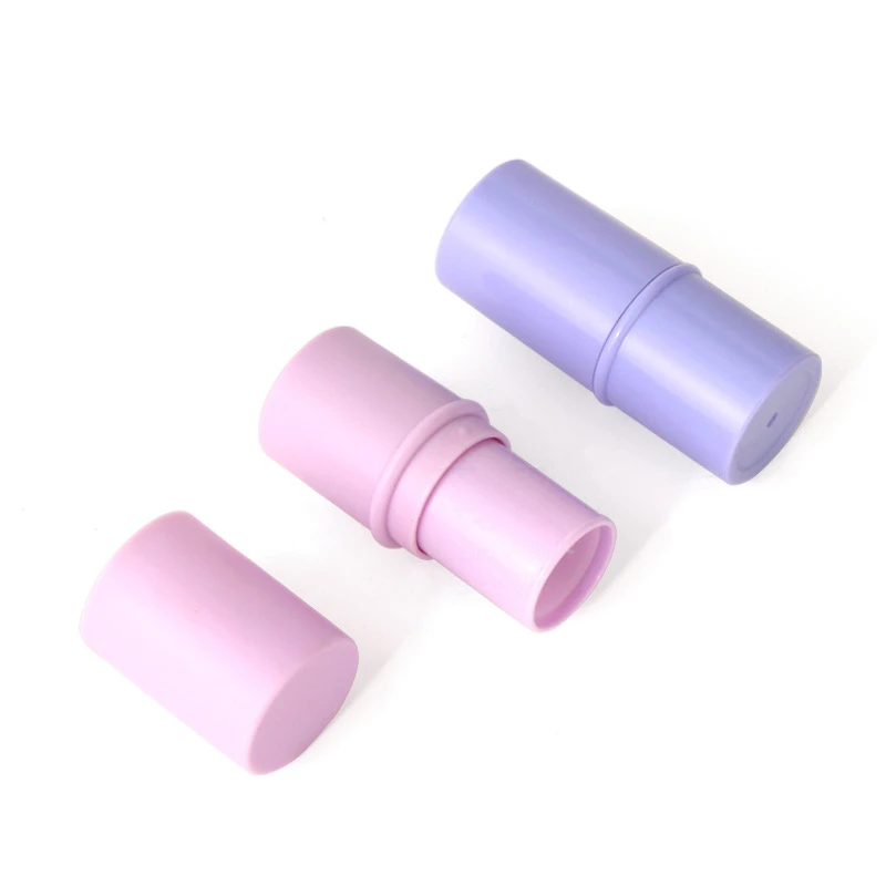 Custom round blush foundation stick container empty foundation stick tube packaging Deodorant Stick