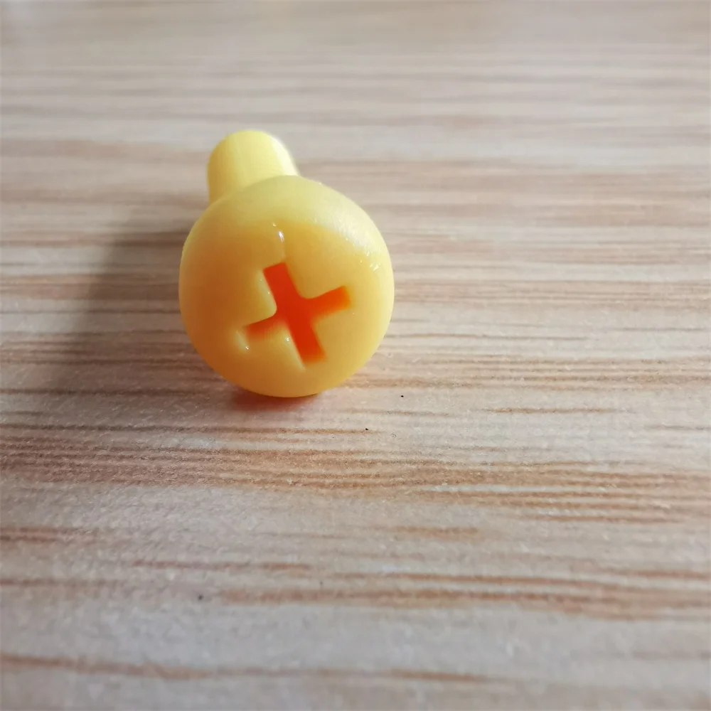 Car Number Plate Self-Tapping Screws Fasteners M6x20 With Black Nuts