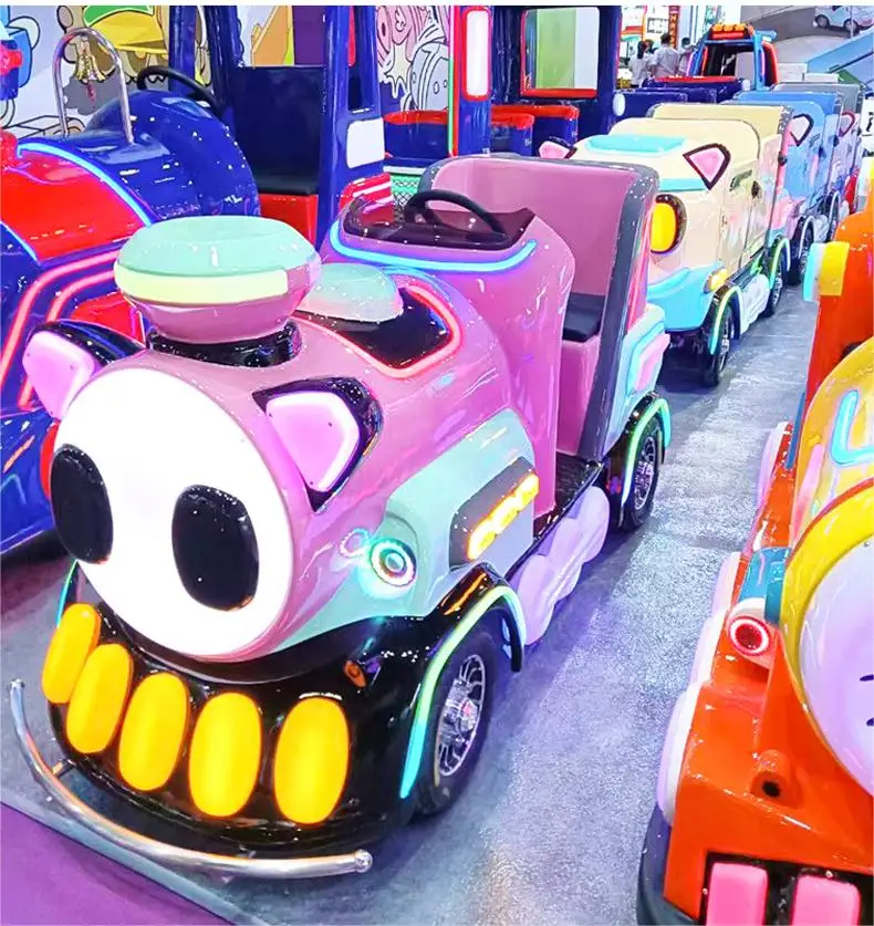 Amusement park trackless train electric train ride on sale of electric trains for children