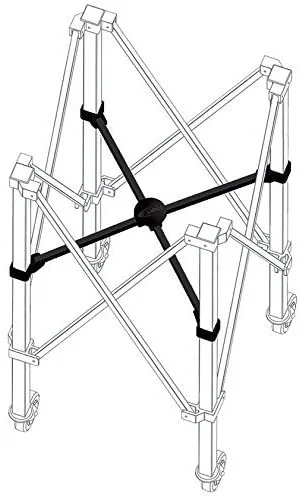 JTC07A High Quality Movable Basketball Pick Up Cart Foldable Football Tennis Ball Basket Tennis Ball Cart With Wheel