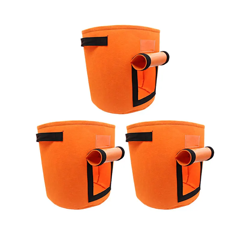 Heavy duty 300g thickened non woven plant fabric pots 25 gallon grow bags