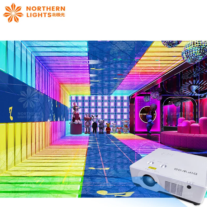 Holographic 3D Immersive Karaoke Bar Room Virtual Reality Immersive Interactive Projection System