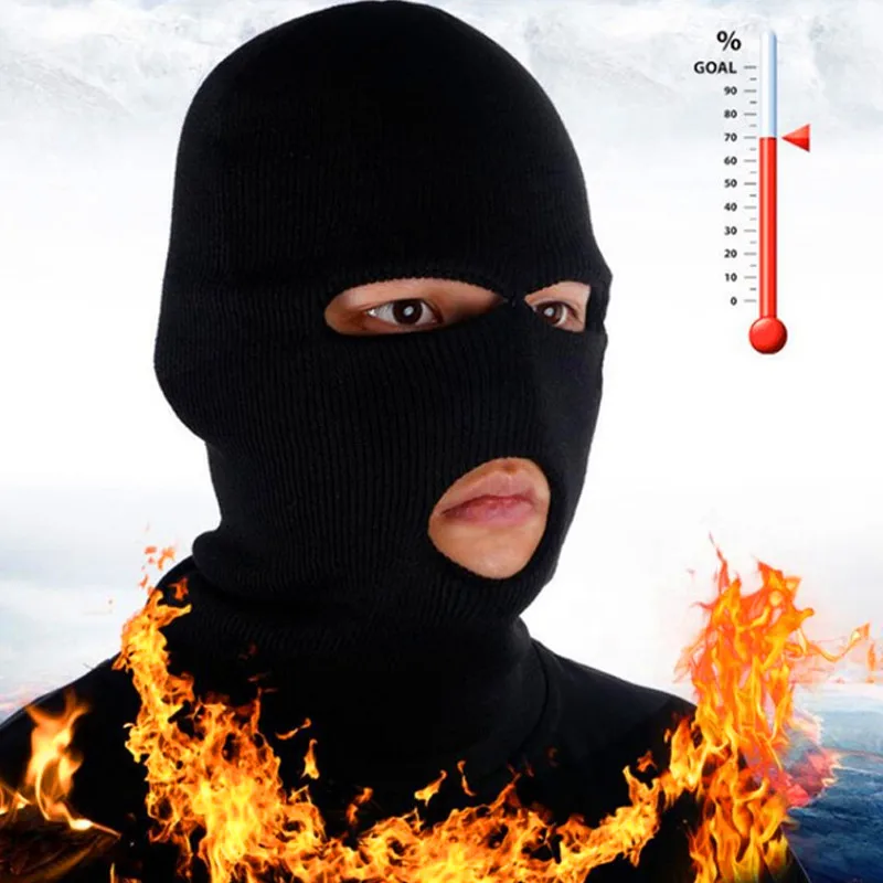 wholesale Tactical Mask 3 Hole Full Face Mask Ski Mask Winter Cap Balaclava Motorbike Motorcycle Helmet Full facemask