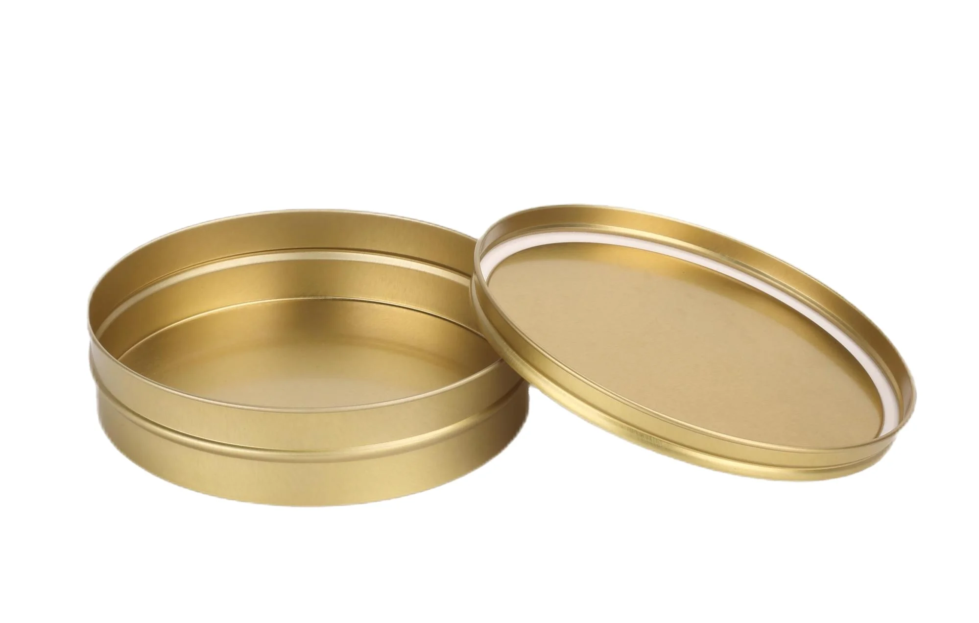 Gold 10g20g30g50g100g125g250g500g food-grade coating Caviar Tin Box for caviar farms Restaurants Distributors Importers