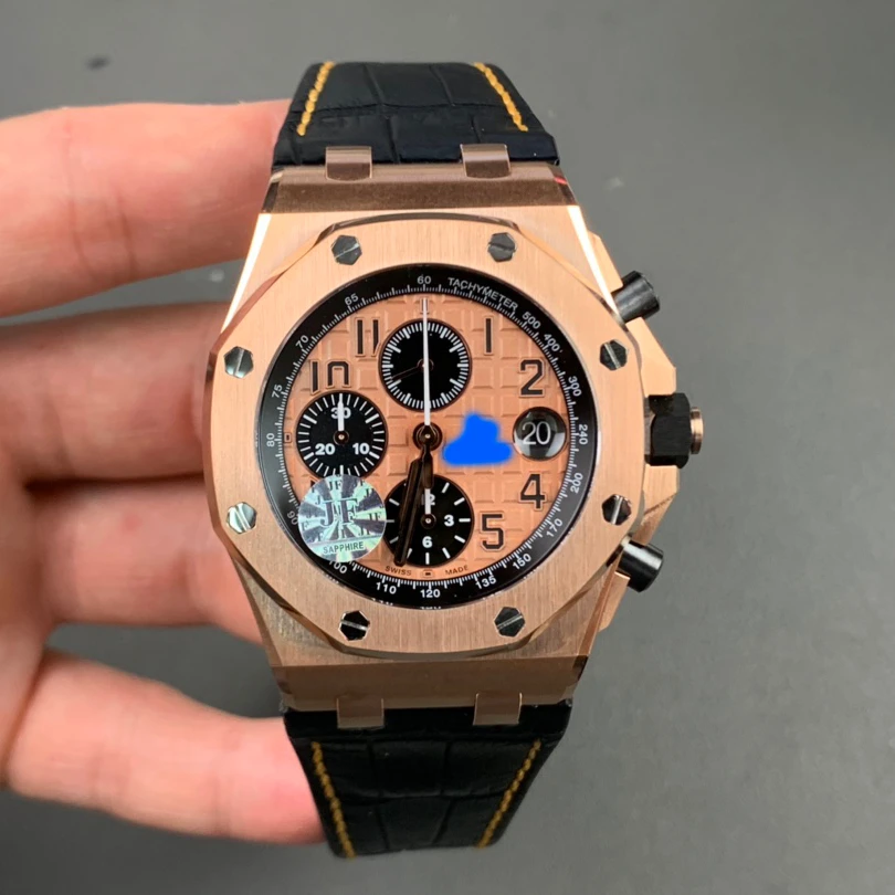 
Audemars Piguets watch 42mm Royal Oaks Offshore 26470 Golden AP watch 