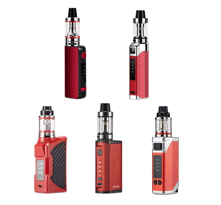 Custom Logo CBD Box Mod Kit Empty Ecig Vape Battery Refillable Vape E Electronic Cigarette