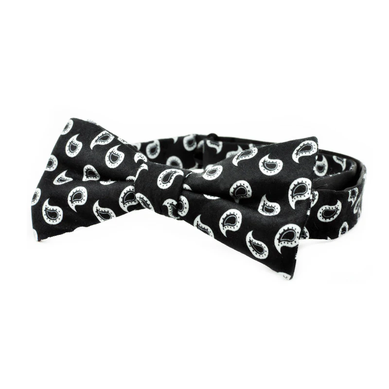 brand new cheap polyester pre-knot bow tie for men