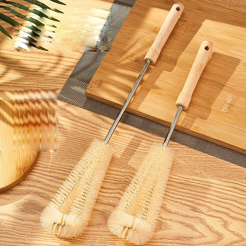 Оптовая продажа бытовые кухонные очиститель инструмент деревянные промывочной воды бутылка Чистящая Щетка