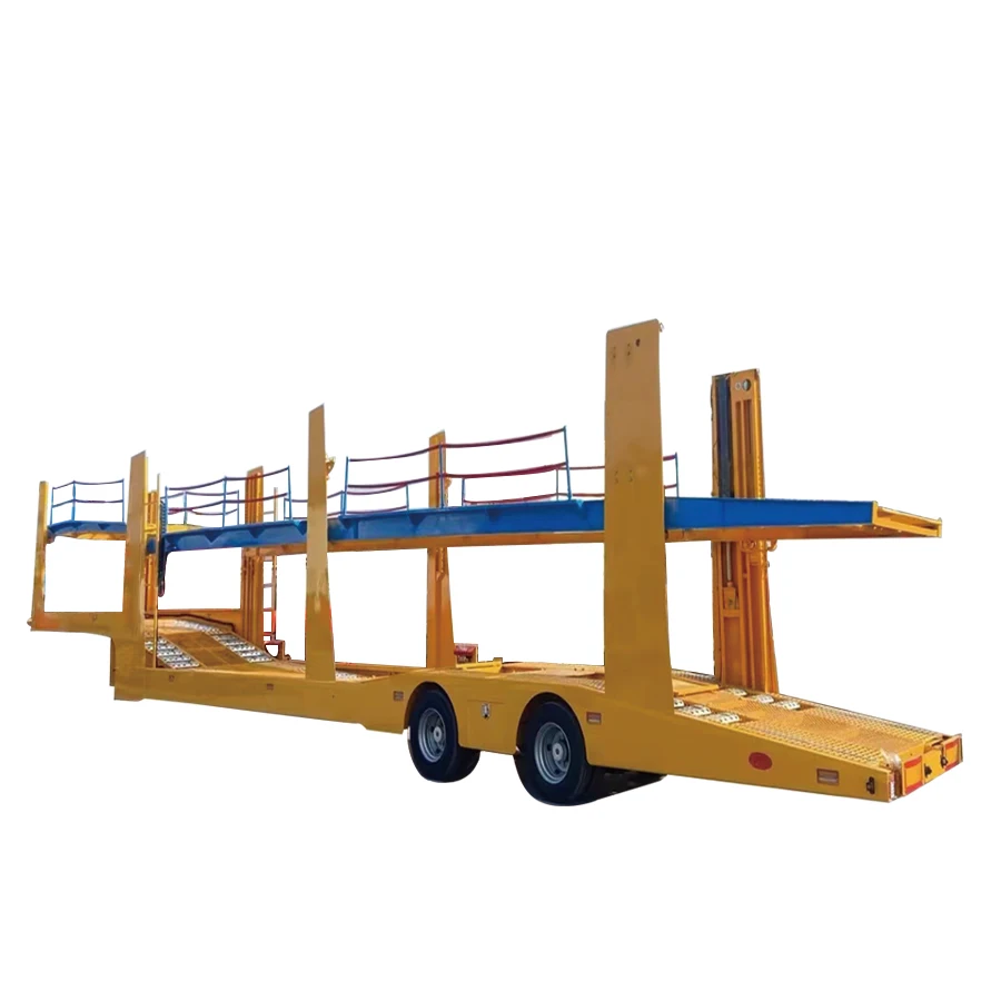 Factory manufacturing Low Price 2Axle Car Transport Trailer Car Carrier Semi Trailer