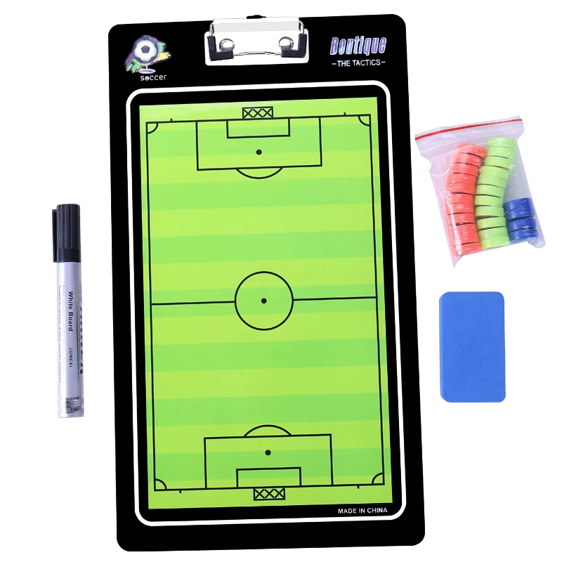 Leather Magnetic Basketball Coach Board Students Training Basketball Tactical Board