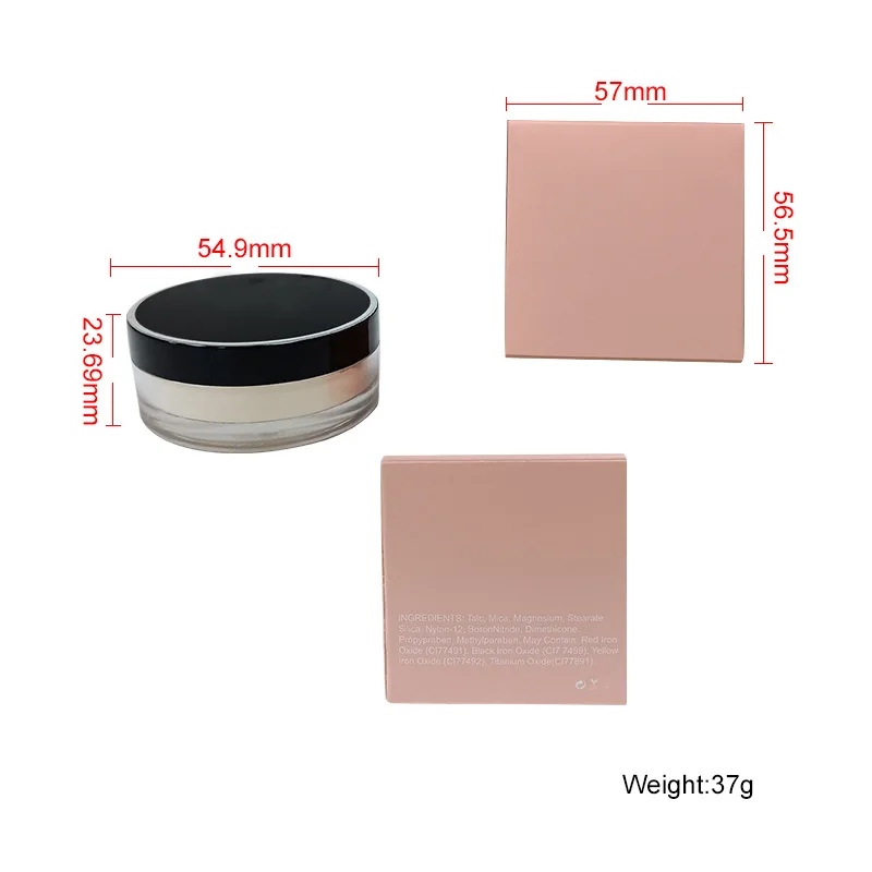 Mineral oil control loose powder  HD Cosmetics Loose Face Powder Private Label Setting Powder